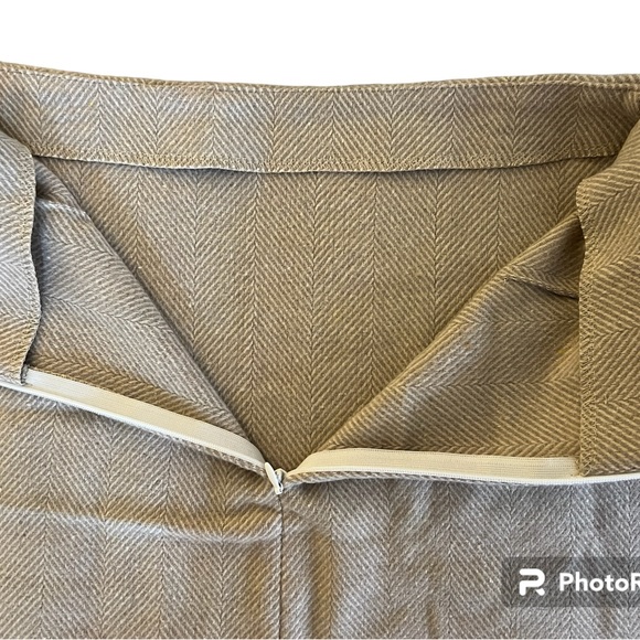 NWOT LUNE Herringbone A-Line Skirt - Picture 5 of 7